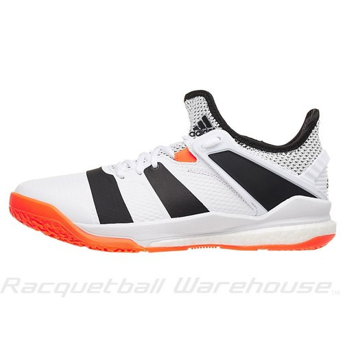 [BRM1899817] 아디다스 스테빌 엑스 부스트 슈즈 - White/Black/Orange 맨즈 테니스화  adidas Stabil Boost Shoes