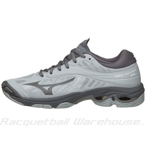 [BRM1904775] 미즈노 웨이브 라이트닝 Z4 슈즈 - 그레이 우먼스 테니스화  Mizuno Wave Lightning Shoes Grey