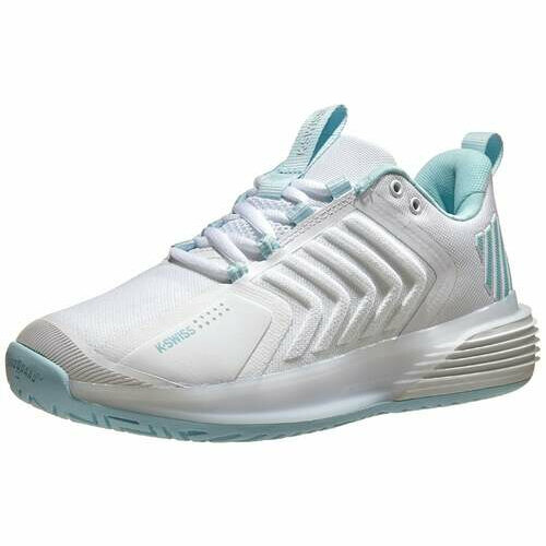 [BRM2087274] 케이스위스 울트라shot 3 White/Blue Glow 슈즈 우먼스 96988-175 테니스화  KSwiss Ultrashot Shoes