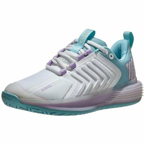 [BRM2090591] 케이스위스 울트라shot 3 White/Blue/Lilac 슈즈 우먼스 96988-190-M 테니스화  KSwiss Ultrashot Shoe