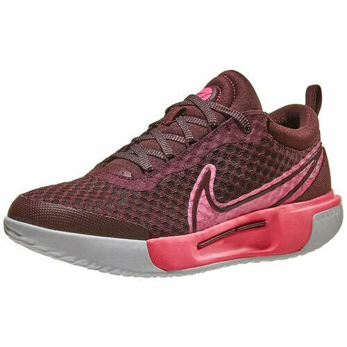 [BRM2114717] 나이키코트 줌 프로 PRM 버건디/Pink 슈즈 우먼스 DQ4683-600 테니스화  NikeCourt Zoom Pro Burgundy/Pink Shoe