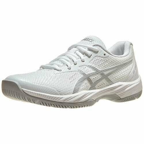 [BRM2122698] 아식스 젤 게임 9 White/Silver 슈즈 우먼스 1042A211-100 테니스화  Asics Gel Game Shoes