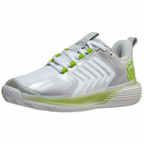 [BRM2181040] 케이스위스 울트라shot 3 클레이 White/Grey/Lime Wom&#039;s 슈즈 우먼스 98415-956-M 테니스화  KSwiss Ultrashot Clay Shoe