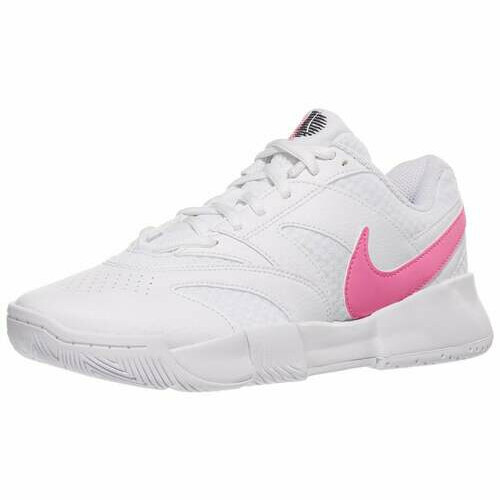 [BRM2187268] 나이키 코트 라이트 4 White/Playful 핑크 슈즈 우먼스 FD6575-108 테니스화  Nike Court Lite Pink Shoe