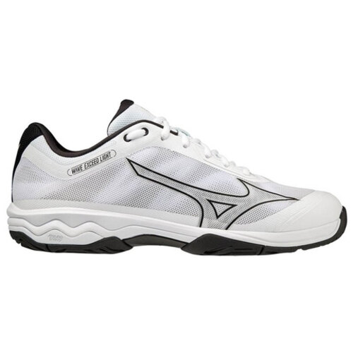 [BRM2088291] 미즈노 웨이브 Exceed 라이트 Ac 테니스화 맨즈 550037-0090 (WHITE/BLACK)  Mizuno Wave Light Men&#039;s Tennis Shoe
