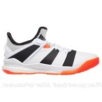 [BRM1899817] 아디다스 스테빌 엑스 부스트 슈즈 - White/Black/Orange 맨즈 테니스화  adidas Stabil Boost Shoes