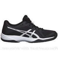 [BRM1913020] 아식스 젤 택틱 2 슈즈 - Black/White/Silver 우먼스 테니스화  ASICS Gel Tactic Shoes