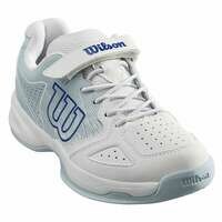 [BRM2039442] 윌슨 Stroke 주니어 테니스화 키즈 Youth WRS324040 (White/Blue)  Wilson Junior Tennis Shoe