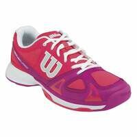 [BRM2039468] 윌슨 러시 프로 주니어 테니스화 키즈 Youth WRS319960 (Neon Red/Pink)  Wilson Rush Pro Junior Tennis Shoe