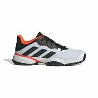 [BRM2074526] 아디다스 바리케이드 주니어 테니스화 키즈 Youth GW2996 (White/Black/Red) adidas Barricade Junior Tennis Shoe