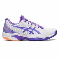 [BRM2146688] 아식스 솔루션 스피드 FF 2 테니스화 우먼스 1042A136-104 (White/Purple)  Asics Solution Speed Women&#039;s Tennis Shoe