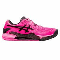 [BRM2153136] 아식스 젤 레졸루션 9 클레이 테니스화 맨즈 1041A375-700 (Pink/Black)  Asics Gel Resolution Clay Men&#039;s Tennis Shoe