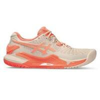 [BRM2185141] 아식스 젤 레졸루션 9 테니스화 우먼스 1042A208-700 (Pink/Sun Coral)  Asics Gel Resolution Women&#039;s Tennis Shoe