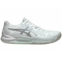 [BRM2014910] 아식스 젤 레졸루션 8 White/Silver 슈즈 맨즈 1041A079-100 테니스화  Asics Gel Resolution Shoes
