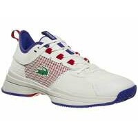[BRM2028333] 라코스테 AG-LT 21 Off-White/Red 슈즈 맨즈 742SMA0077-4Y0 테니스화  Lacoste Shoes
