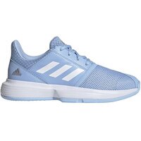[BRM2009973] 아디다스 코트잼 xJ 주니어 테니스화 키즈 Glow Blue/White Youth EF0610  Adidas CourtJam Junior Tennis Shoes Kids
