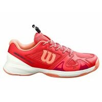 [BRM2010997] 윌슨 러시 프로 Jr QL 주니어 키즈 테니스화 Red/White Youth WRS326250  Wilson Rush Pro Junior Kids Tennis Shoes