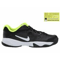 [BRM2025443] 나이키 코트 라이트 2 Black/White/Volt 맨즈 AR8836-009 테니스화  Nike Court Lite