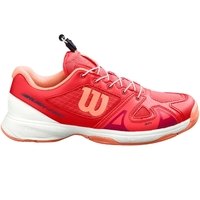 [BRM1934470] 윌슨 러시 프로 QL 주니어 테니스화 키즈 Youth WRS326250 (CAYENE/WHITE)  Wilson Rush Pro Junior Tennis Shoe