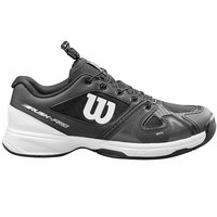 [BRM1945245] 윌슨 러시 프로 QL 주니어 테니스화 키즈 Youth WRS326230 (BLACK/WHITE) Wilson Rush Pro Junior Tennis Shoe