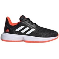 [BRM2016495] 아디다스 코트잼 xJ 주니어 테니스화 키즈 Youth H67972 (BLACK/RED)  Adidas CourtJam Junior Tennis Shoe