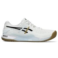 [BRM2180805] 아식스 휴고보스 젤 레졸루션 9 테니스화 맨즈 1041A453100 (WHITE/BLACK)  Asics Hugo Boss Gel Resolution Men&#039;s Tennis Shoe