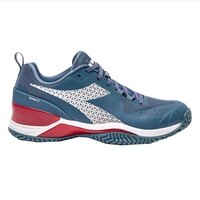 [BRM2184770] 디아도라 Blueshield Torneo 2 AG 테니스화 맨즈 101179502D0843 (BLUE/WHITE/RED)  Diadora Men&#039;s Tennis Shoe
