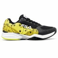 [BRM2082345] 필라 발리 존 Pickleball 슈즈 맨즈 1PM00596-016 테니스화 (Black/Yellow)  Fila Volley Zone Mens Shoe