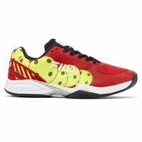 [BRM2085604] 필라 발리 존 Pickleball 슈즈 맨즈 1PM00598-606 테니스화 (Red/Black/Safety Yellow)  Fila Volley Zone Mens Shoe