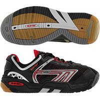 [BRM1901297] 하이텍 M550 3D 스쿼시 / 라켓볼 맨즈 슈즈 Black/Red/Silver C001107-021-2 테니스화  Hi-Tec Squash Racquetball Men&#039;s Shoes