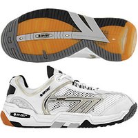 [BRM1905856] 하이텍 M550 3D 스쿼시 / 라켓볼 맨즈 슈즈 White/Black/Silver C001107-011-2 테니스화  Hi-Tec Squash Racquetball Men&#039;s Shoes