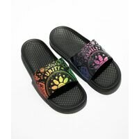 [BRM2165521] 컨버스 올스타 Pride 블랙 &amp; Purple 슬리퍼 샌들 맨즈 356557  Converse All Star Black Slide Sandals